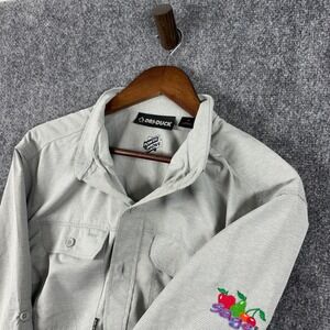 Dri‎ Duck Power Move LS Shirt Medium Striped Fruit Embroidery Outdoors Workwear